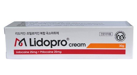 M Lidopro Cream (Lidocaine 2,5% + Prilokaina 2,5%) 30g