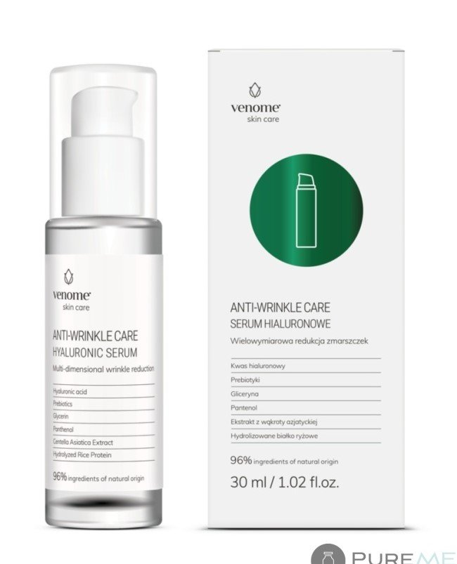 Venome Anti-Wrinkle Care - Hyaluronic Serum (1 x 30 ml) 4 Venome Anti-Wrinkle Care - Hyaluronic Serum (1 x 30 ml)